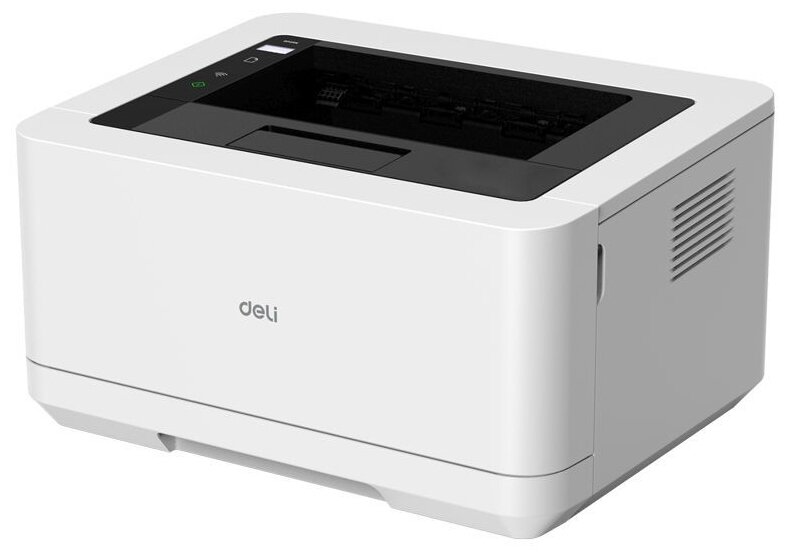Принтер лазерный Deli P2000 черно-белая печать, A4, цвет белый