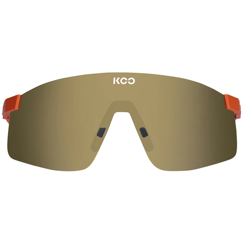 Очки солнцезащитные KOO NOVA (оранжевые матовые, золотая зеркальная линза)