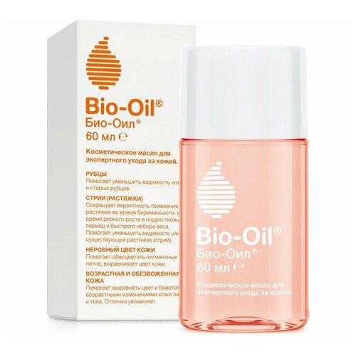 Bio-Oil Масло для тела Skincare Oil от растяжек и шрамов, 60 мл масло косметическое bio oil от шрамов растяжек неровного тона 125 мл