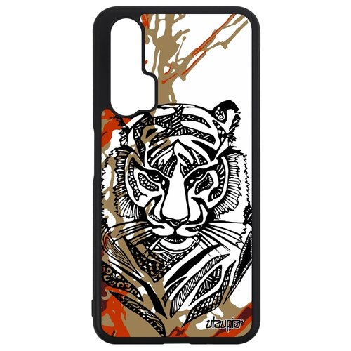 фото Чехол на мобильный honor 20, "тигр" tiger африка utaupia