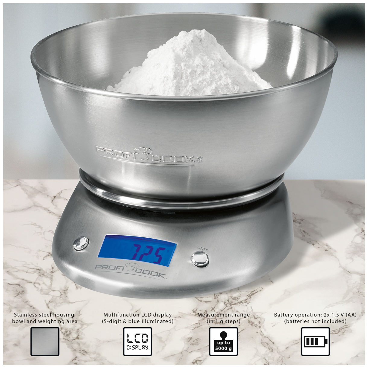 Кухонные весы Profi Cook PC-KW 1040