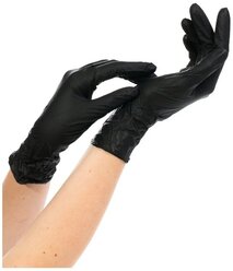 Перчатки смотровые Archdale Nitrile, 50 пар, размер: XL, цвет: черный