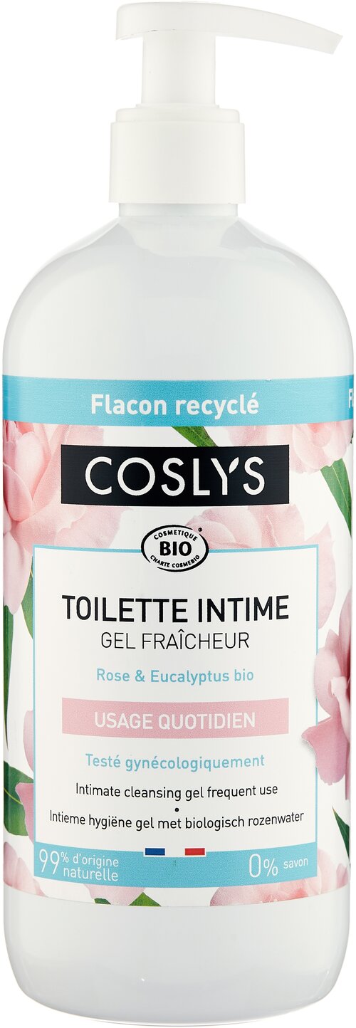 Coslys Гель для интимной гигиены Toilette Intime с розой и эвкалиптом, 500 мл