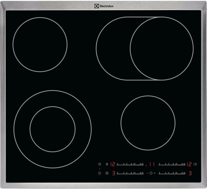 Электрическая варочная панель Electrolux CLE6452KX - фотография № 1