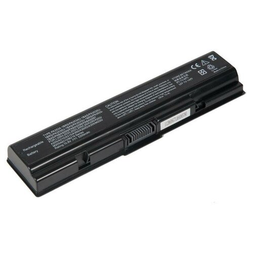 Аккумулятор АКБ для ноутбука Toshiba Satellite A200, A210, Satellite Pro A200, 5200mAh, 10.8V-11.1V, RocknParts PA3534