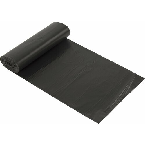 Упаковка 8 шт Мешки для мусора 120 л черные в рулоне 10 шт прочные ПНД 20 мкм 70х110 см офисная планета 601390 1736₽