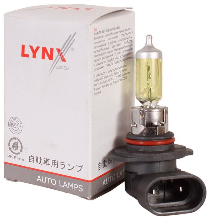 Лампа h10 12v 42w py20d lynxauto арт l12142y - LYNXauto арт L12142Y