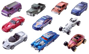 Набор машин Hot Wheels коллекционные 10шт в ассортименте 54886 1:64, 7 см, разноцветный