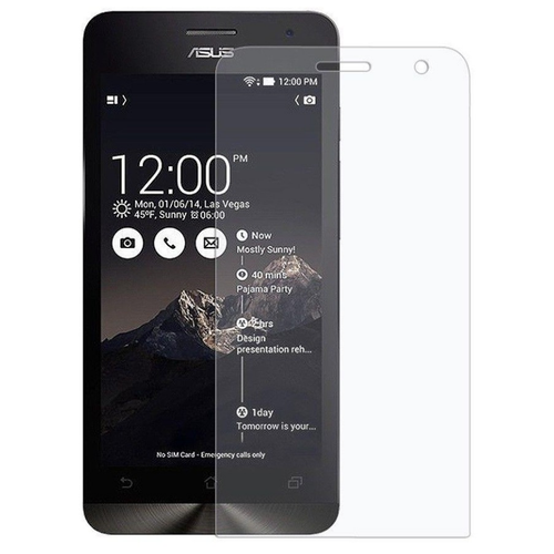 Защитная пленка MyPads (только на плоскую поверхность экрана НЕ закругленная) для телефона Asus Zenfone Go ZB500KL/ZB500KG глянцевая