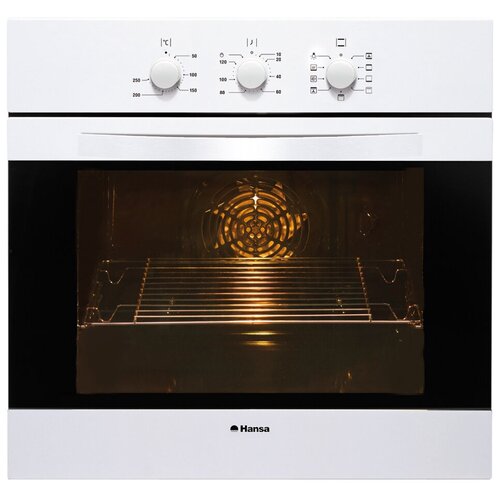 Электрический духовой шкаф Hansa BOEW68102 белый 2897900₽