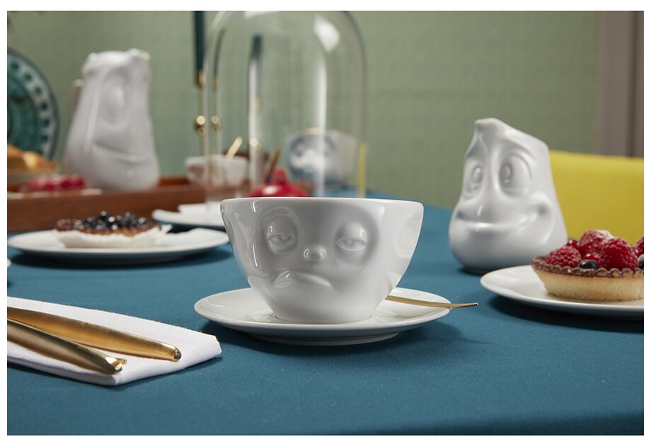 фото Чайная пара Tassen Snoozy 200 мл белая