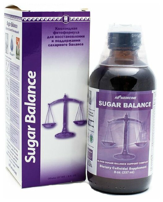 AD Medicine Sugar Balance Colloidal 237 мл / Шугар Бэланс Коллоидный