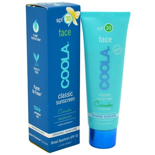 COOLA крем Classic Sunscreen Cucumber Moisturizer SPF 30, 50 мл