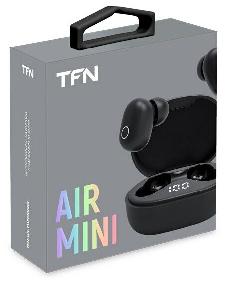 Наушники TFN Bluetooth AirMini black - фото №2