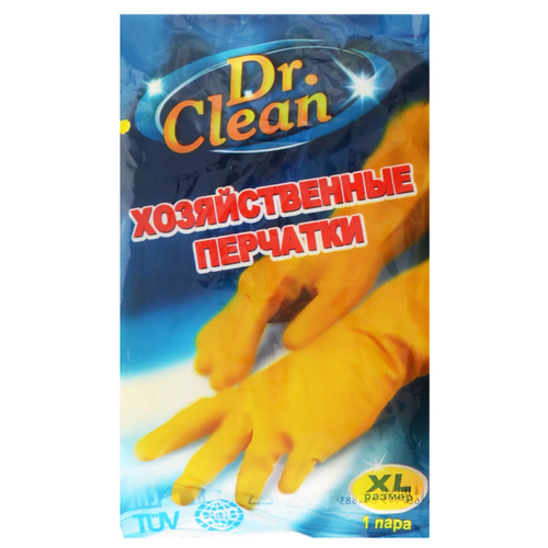 Перчатки хозяйственные резина, XL, Dr.Clean