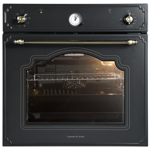 Духовой шкаф электрический Zigmund Shtain E 135 B чёрн 67л грильконвекция Китай 4239000₽