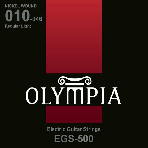 Olympia EGS500 струны для эл. гитары Nickel Wound (10-13-17-26w-36-46)