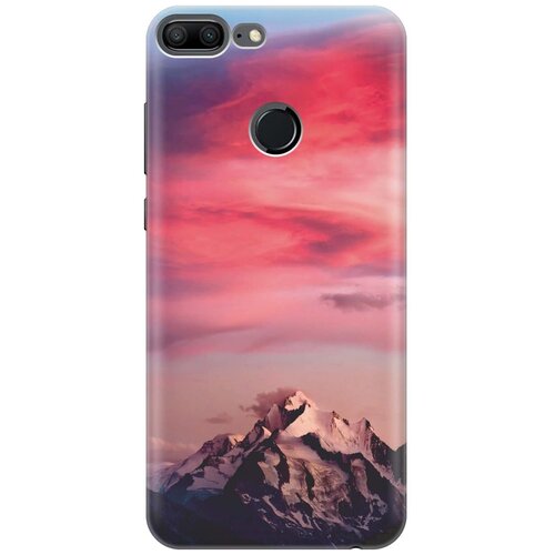 фото Gosso ультратонкий силиконовый чехол-накладка для honor 9 lite с принтом "горы и небо"