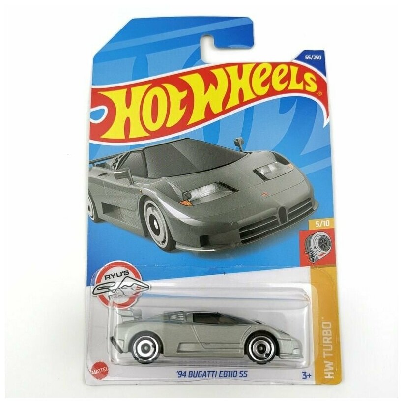 Машинка базовая Hot Wheels '94 Bugatti EB110 SS серый