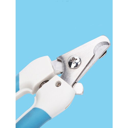 Когтерезка с пилкой для животных голубая 195₽