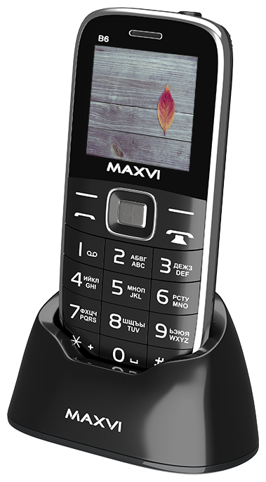 Телефон MAXVI B6, черный