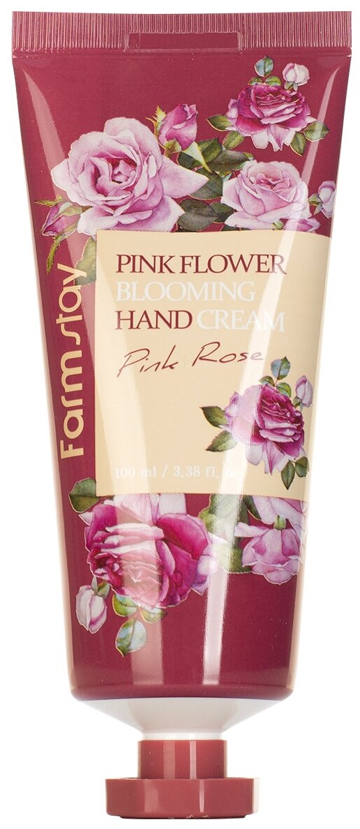 FarmStay Крем для ухода за кожей рук с экстрактом розы, корейская косметика, 100мл
