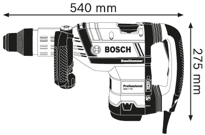 Молоток отбойный GSH 7 VC Bosch - фотография № 3