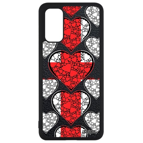 фото Чехол на galaxy s20, s20 5g, "флаг англии с сердцем" патриот любовь utaupia