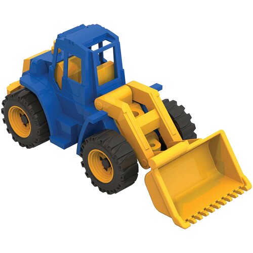 трактор нордик 16 см детская игрушка нордпласт н 106 1 Трактор Нордпласт Ангара с грейдером, 140 1:12, 35.5 см, в ассортименте