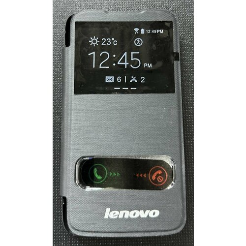 Чехол-книжка Flip Cover для Lenovo A516, черный