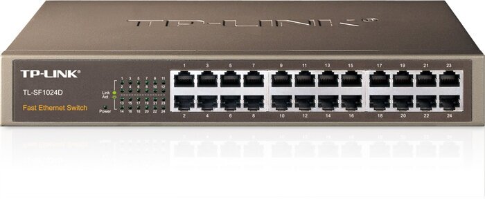 Коммутатор TP-LINK TL-SF1024D неуправляемый 24 порта 10/100Мбит/с