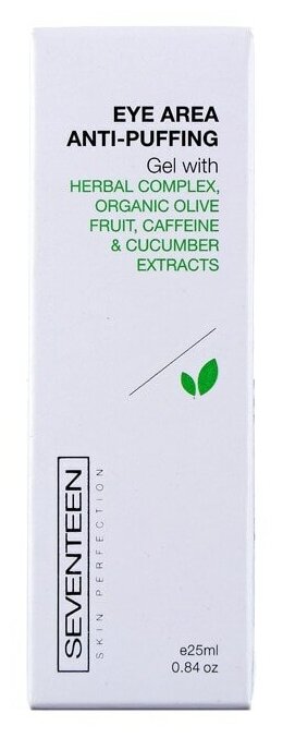 SEVEN7EEN Гель для уменьшения отечности и темных кругов под глазами Eye Area Anti-Puffing Gel, 25 мл