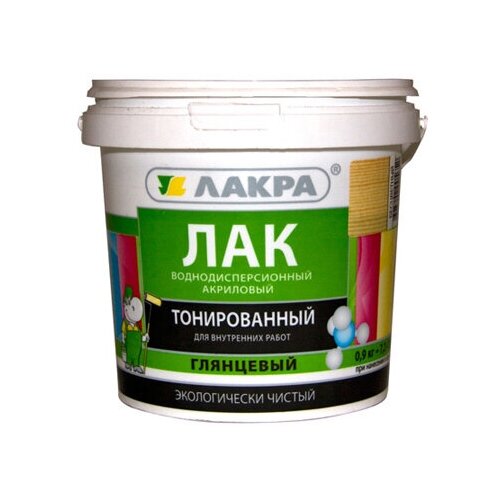 Лак акриловый лакра 0,9кг бесцветный, арт. ЛТ-бес0,9