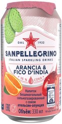 Газированный напиток Sanpellegrino Arancia e Fico d'India апельсин и опунция, 0.33 л