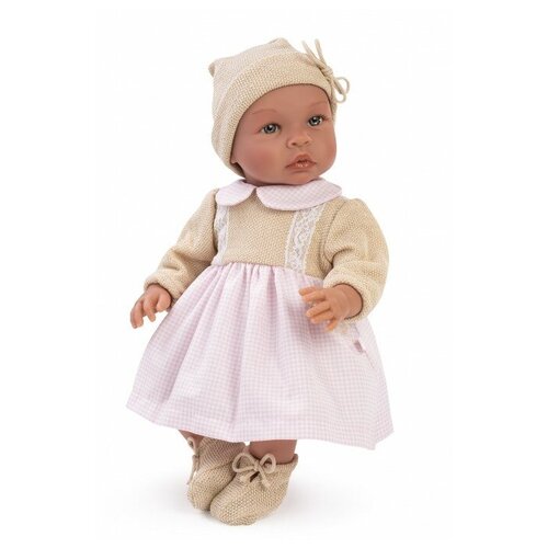 фото Asi кукла-пупс лео - 46 см (в бежево-розовом платье)