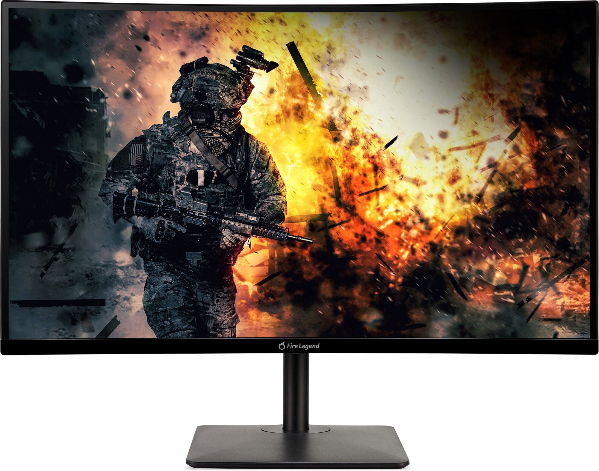 Монитор Aopen 27" 27HC5URSbmiiphx черный VA LED 1ms 16:9 HDMI M/M матовая HAS Piv 250cd 178гр/178гр 2560x144