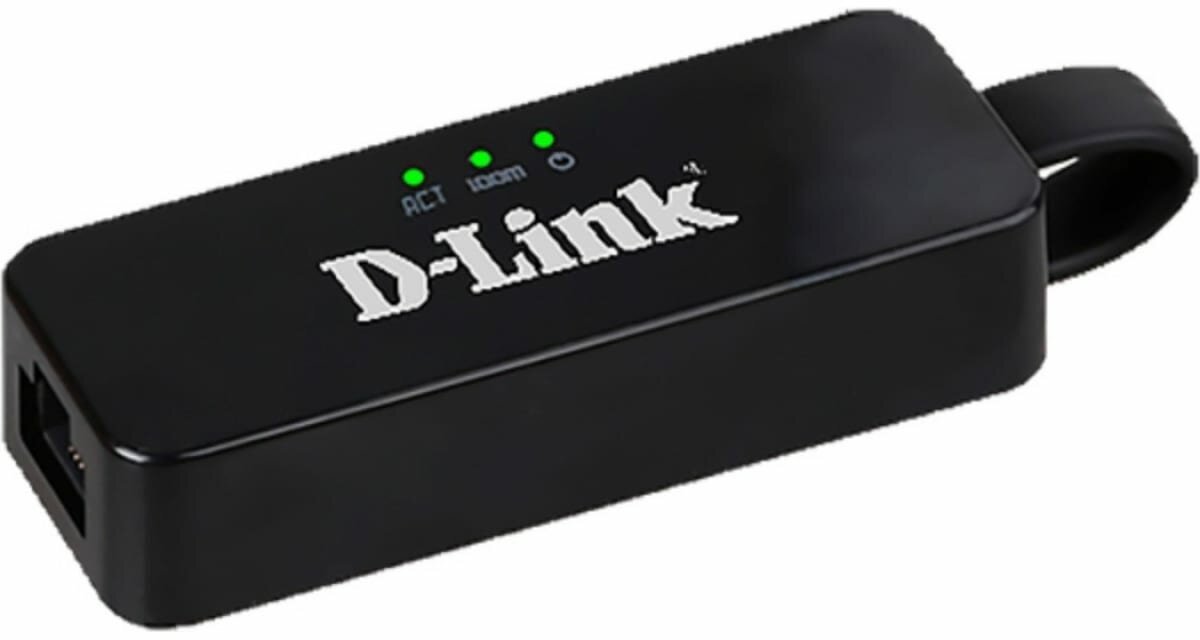 Сетевой адаптер d-link DUB-E100/E1A с 1 портом 10/100Base-TX для шины USB 2.0