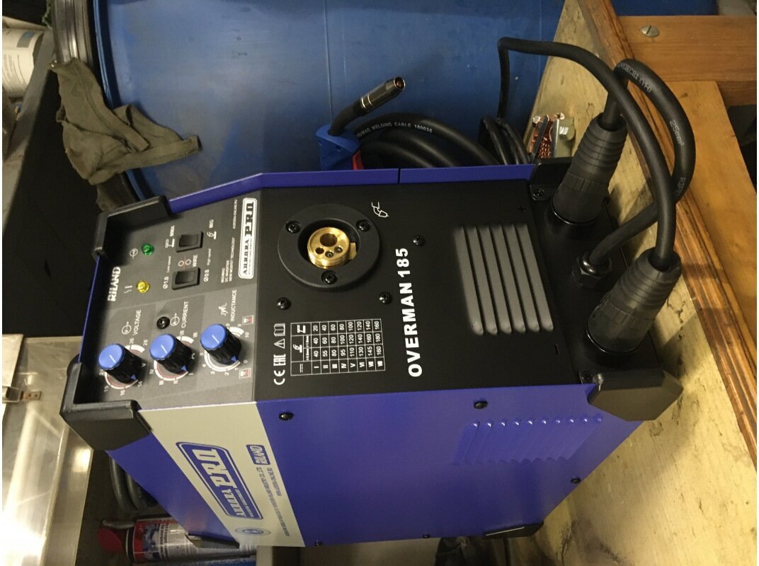 Аппарат сварочный Aurora Pro Overman 185 Mosfet - фото №10