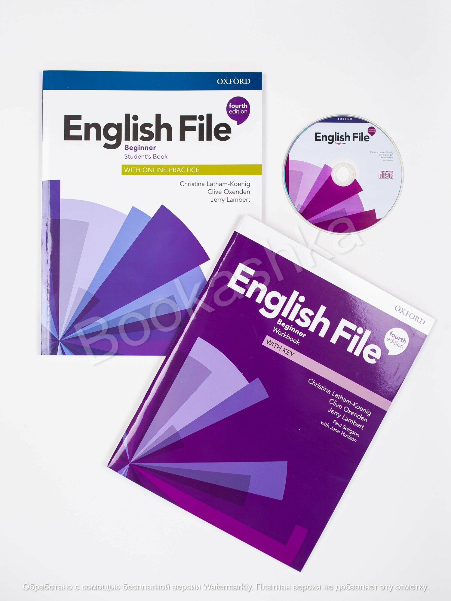 Комплект English File Beginner. (Fourth Edition) Student's Book+Workbook+CD