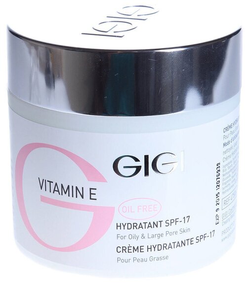 Gigi крем Vitamin E Hydratant for oily & large pore skin, 250 мл