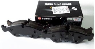 Дисковые тормозные колодки передние HONG SUNG BRAKE HP2004 для Daewoo Espero (4 шт.)