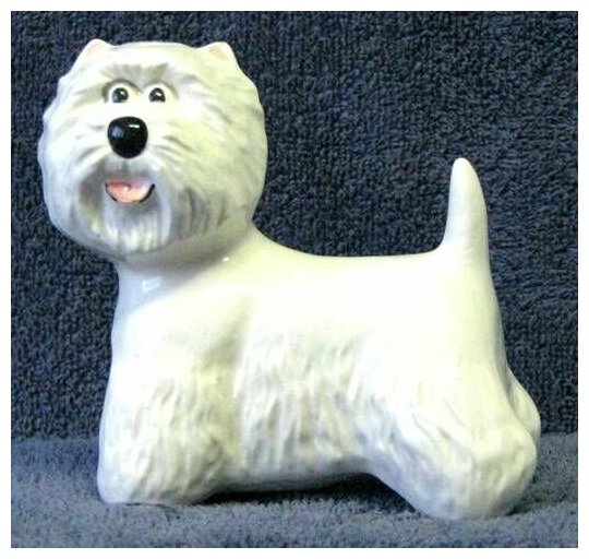 Уэст-хайленд статуэтка собаки из фарфора