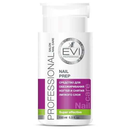 EVI professional Средство для обезжиривания ногтей и снятия липкого слоя Nail Prep 1000 мл