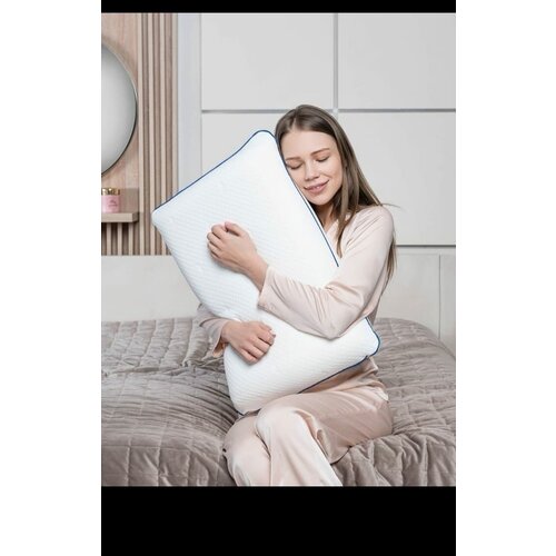 Ортопедическая подушка Memory Pillow с эффектом памяти средняя жесткость Memory Sleep Анатомическая Подушка
