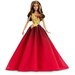 Кукла Barbie 2016 Holiday (Барби Праздничная 2016 в красном наряде)