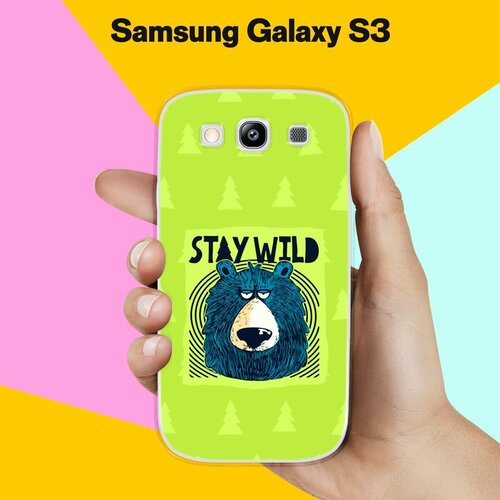 силиконовый чехол на samsung galaxy s3 тигры для самсунг галакси с3 Силиконовый чехол на Samsung Galaxy S3 Wild / для Самсунг Галакси С3