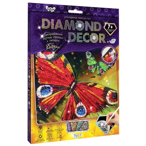 Danko Toys Набор алмазной вышивки Diamond Decor Бабочка (DD-01-10)