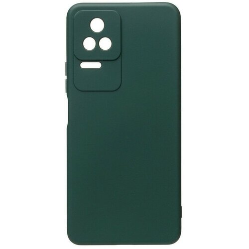 Накладка силиконовая Silicone Cover для Poco F4 5G зелёная накладка силиконовая для poco f4 5g под кожу синяя