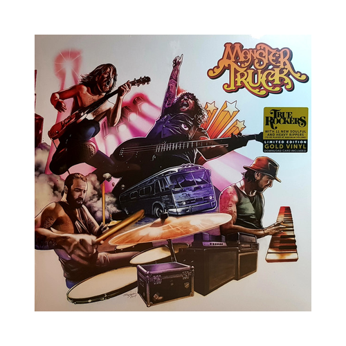 Виниловая пластинка MONSTER TRUCK - True Rockers (Ltd. 180g Gold Vinyl+MP3) printio футболка оверсайз monster truck