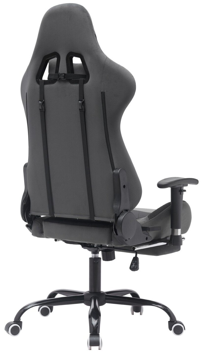 Игровое компьютерное кресло EMPEROR CAMP W430, Серое c подставкой для ног - фотография № 12